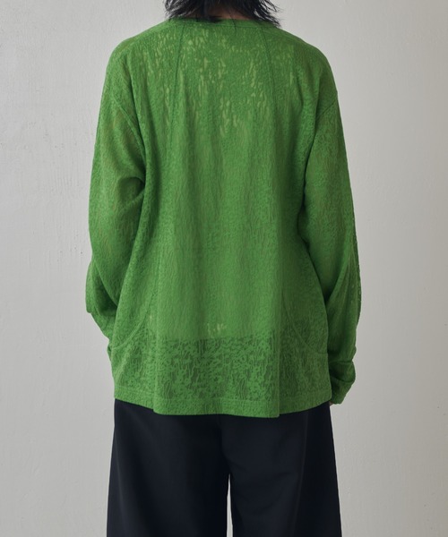 Lui's（ルイス）の「スウィッチングシアーPO（Tシャツ/カットソー・メンズ・グリーン/ホワイト/ブラック・M/S）」の19枚目の写真