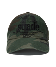 suade（スエード）の「MIXED LOGO BALL CAP [CAMO]（キャップ）」