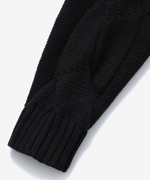 NOIRER FOR WOMAN(ノイアーフォーウーマン)の「ヘビーマルチケーブルニット(ブラック)(ニット/セーター・レディース・その他・FREE)」の5枚目の写真