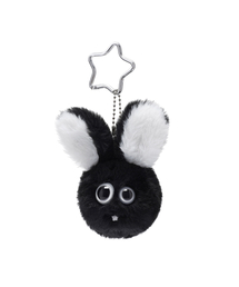 ISTKUNST（イストクンスト）の「ODD ラビットフェイスドールキーチェーン_ブラック(IK2FMMAB60A)（キーケース/キーアクセサリー）」