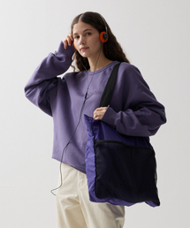 NAMERCLOTHING（ネイマークローディング）の「COASTAL MESH TOTE BAG PURPLE（メッセンジャーバッグ）」