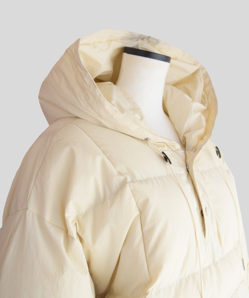 Marient（マリエント）の「アノラックパテッドアウター2（ダウンジャケット/コート・レディース・ブラック/アイボリー・FREE）」の19枚目の写真