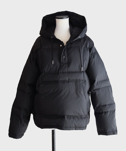 Marient（マリエント）の「アノラックパテッドアウター2（ダウンジャケット/コート・レディース・ブラック/アイボリー・FREE）」の7枚目の写真