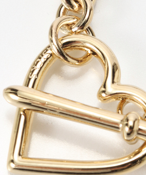 BASICKS(ベイシックス)の「BASICKS / ベイシックス HEART BRACELET SMALL LINK(ブレスレット・メンズ・ゴールド/シルバー・MEDIUM/SMALL)」の5枚目の写真