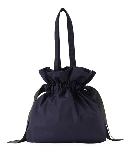 LANVIN en Bleu（ランバンオンブルー）の「グログランギャザートートバッグ（トートバッグ・レディース・ブラック/ブラウン/ブルー系その他/ネイビー・FREE）」の7枚目の写真