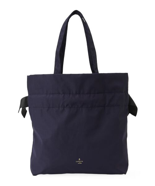 LANVIN en Bleu（ランバンオンブルー）の「グログランギャザートートバッグ（トートバッグ・レディース・ブラック/ブラウン/ブルー系その他/ネイビー・FREE）」の9枚目の写真