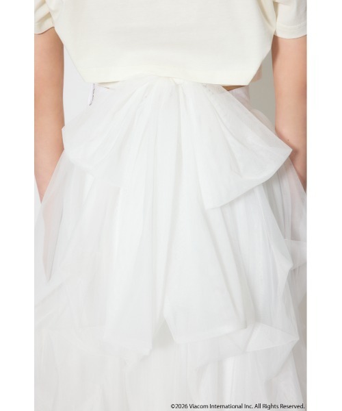 rienda（リエンダ）の「【Emily Paris】Tシャツ（Tシャツ/カットソー・レディース・ホワイト/ライトブラック/パープル・FREE）」の14枚目の写真