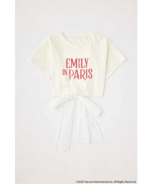 rienda（リエンダ）の「【Emily Paris】Tシャツ（Tシャツ/カットソー・レディース・ホワイト/ライトブラック/パープル・FREE）」の18枚目の写真