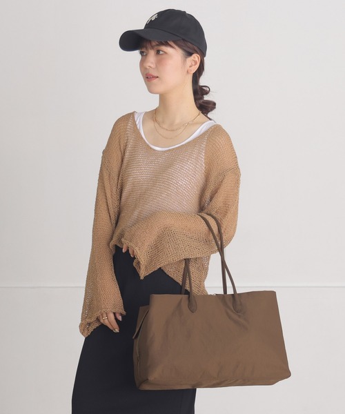 ALTROSE(アルトローズ)の「【A4・500mlペットボトル対応】ボストン 3層式 ディアブロ(ボストンバッグ・レディース・ブラック/アイボリー/ブラウン・FREE)」の19枚目の写真