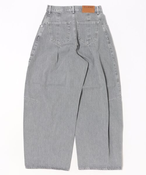 CLANE（クラネ）の「CLANE COCOON BULKY DENIM PANTS（デニムパンツ・レディース・ブルー/ダークグレー・2/1）」の7枚目の写真