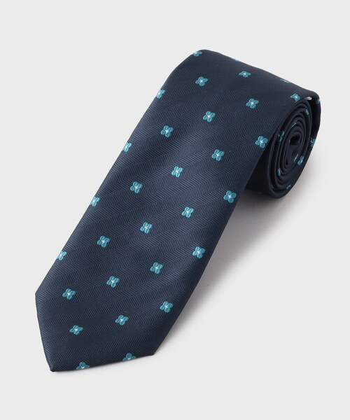 THE SHOP TK （ザ ショップ ティーケー ）の「小紋柄 アソート ネクタイ 【洗濯機OK】（ネクタイ・メンズ・ブルー系その他7/グレー系4/ネイビー系/ネイビー系3/ワイン系2/ピンク系その他・00）」の4枚目の写真