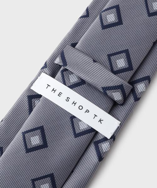 THE SHOP TK （ザ ショップ ティーケー ）の「小紋柄 アソート ネクタイ 【洗濯機OK】（ネクタイ・メンズ・ブルー系その他7/グレー系4/ネイビー系/ネイビー系3/ワイン系2/ピンク系その他・00）」の10枚目の写真