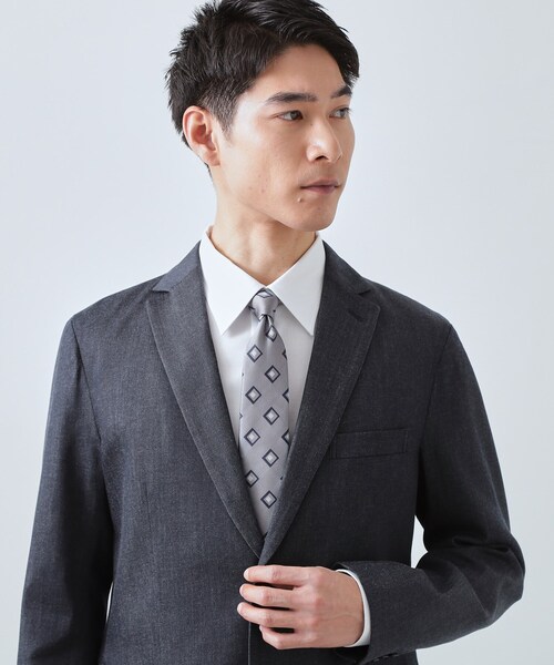 THE SHOP TK （ザ ショップ ティーケー ）の「小紋柄 アソート ネクタイ 【洗濯機OK】（ネクタイ・メンズ・ブルー系その他7/グレー系4/ネイビー系/ネイビー系3/ワイン系2/ピンク系その他・00）」の9枚目の写真