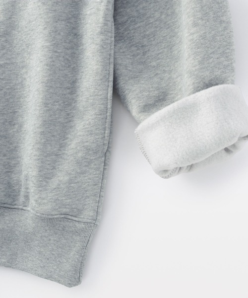 無印良品（ムジルシリョウヒン）の「紳士　ハーフジップスウェットシャツ（スウェット・メンズ・グレー/チャコールグレー/ネイビー/ブラック/スモーキーグリーン系・S/XL/L/M）」の19枚目の写真