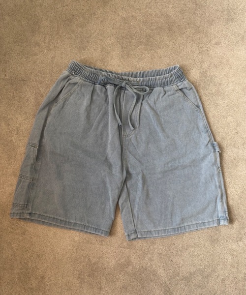 SHEPP（シープ）の「【26年春新作】【UNISEX】ワイドシルエット デニム バミューダパンツ（デニムパンツ・メンズ・ライトブルー/インディゴブルー・L/M）」の18枚目の写真