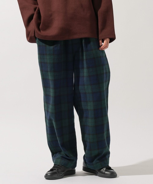 niko and...（ニコアンド）の「ネルチェックイージーパンツ（その他パンツ・メンズ・グリーン/グレー/ブラック・LARGE/MEDIUM）」の3枚目の写真
