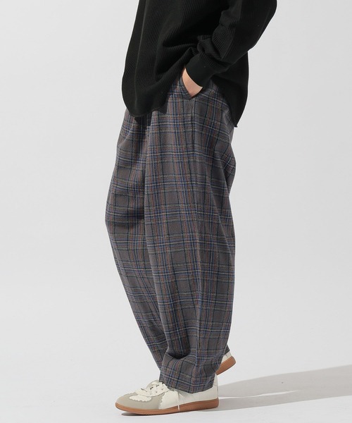 niko and...（ニコアンド）の「ネルチェックイージーパンツ（その他パンツ・メンズ・グリーン/グレー/ブラック・LARGE/MEDIUM）」の13枚目の写真