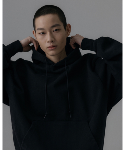 ANGLAN（アングラン）の「Heavyweight Classic Hoodie - Black（パーカー・メンズ・その他・2/1）」の5枚目の写真