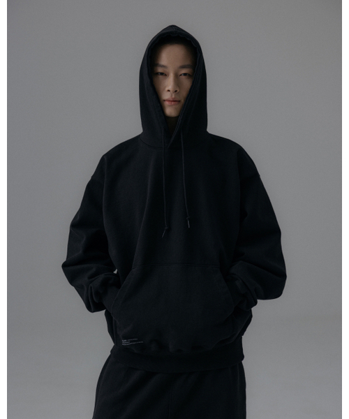 ANGLAN（アングラン）の「Heavyweight Classic Hoodie - Black（パーカー・メンズ・その他・2/1）」の6枚目の写真