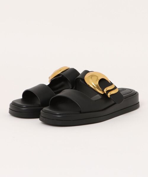 STEVE MADDEN（スティーブマデン）の「フラットサンダル/S.MADDEN BAY-RIDGE-XS（サンダル・レディース・ブラック/アイボリー・23.0cm/24.5cm/24.0cm/23.5-24/23.5cm/22.5cm）」の8枚目の写真