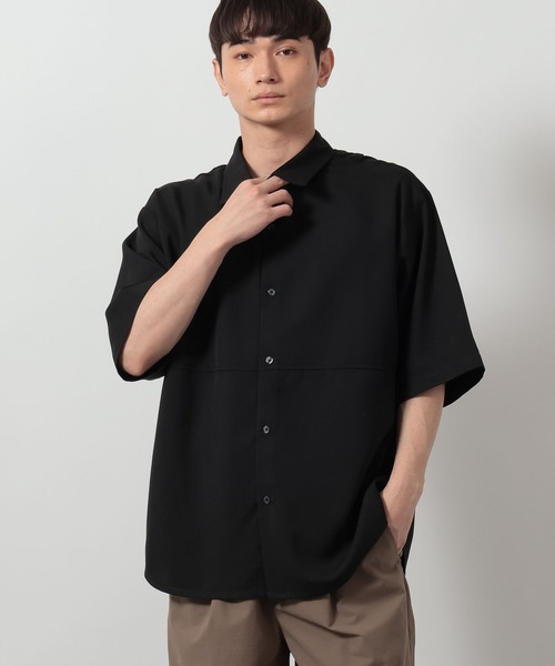 LAKOLE(ラコレ)の「<吸水速乾>ドライレギュラー半袖シャツ / 645769(シャツ/ブラウス・メンズ・グレイッシュベージュ/ブラック/ライトグレー/ホワイト/ネイビー・X-LARGE/LARGE/MEDIUM/SMALL)」の22枚目の写真