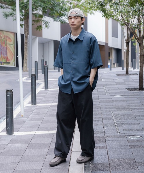 LAKOLE(ラコレ)の「<吸水速乾>ドライレギュラー半袖シャツ / 645769(シャツ/ブラウス・メンズ・グレイッシュベージュ/ブラック/ライトグレー/ホワイト/ネイビー・X-LARGE/LARGE/MEDIUM/SMALL)」の20枚目の写真