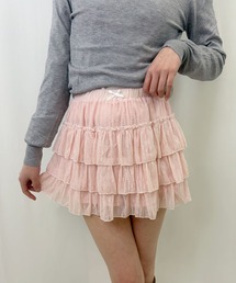 【ZOZOTOWN限定】レースティアードミニスカート