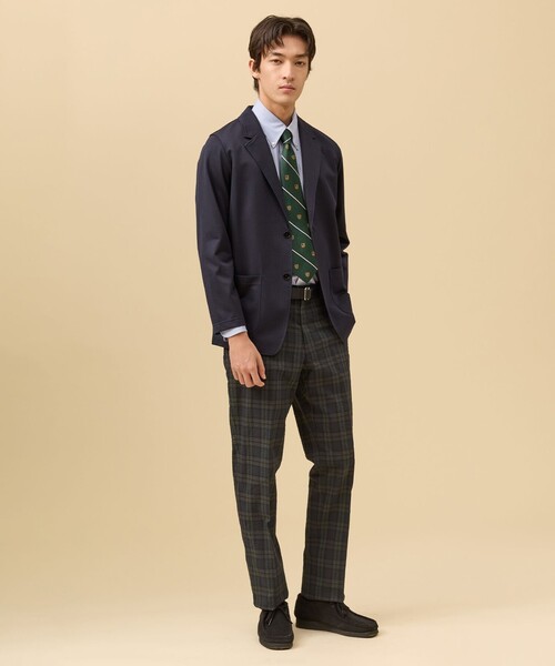 J.PRESS(ジェイプレス)の「【KANEMASA JERSEY】メランジチドリジャージー カットジャケット(テーラードジャケット・メンズ・ネイビー系/グレー系・MEDIUM/LARGE/SMALL/X-LARGE)」の4枚目の写真