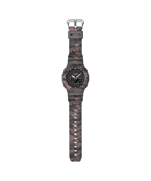 G-SHOCK(ジーショック)の「オリジナルカモフラージュシリーズ / GA-2100CM-8AJF(アナログ腕時計・メンズ・ブラウン系カモフラージュ・FREE)」の4枚目の写真