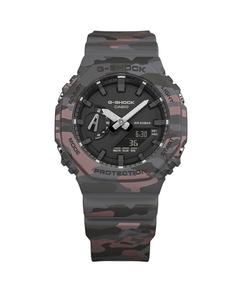G-SHOCK(ジーショック)の「オリジナルカモフラージュシリーズ / GA-2100CM-8AJF(アナログ腕時計・メンズ・ブラウン系カモフラージュ・FREE)」の3枚目の写真