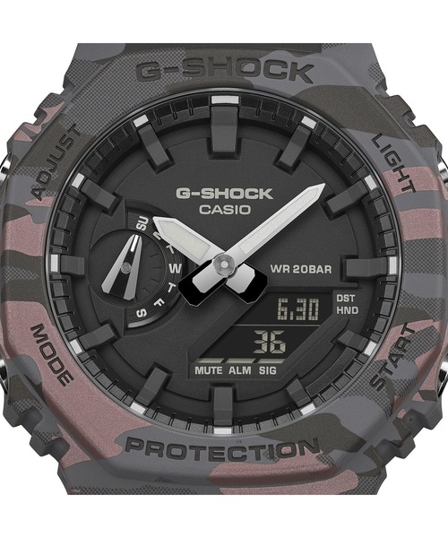 G-SHOCK(ジーショック)の「オリジナルカモフラージュシリーズ / GA-2100CM-8AJF(アナログ腕時計・メンズ・ブラウン系カモフラージュ・FREE)」の5枚目の写真