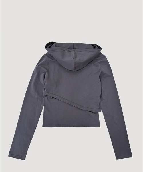 VIAVANDA（ヴィアヴァンダ）の「2WAY LAYERED TOP（その他トップス・レディース・グレー/ブラック・FREE）」の14枚目の写真