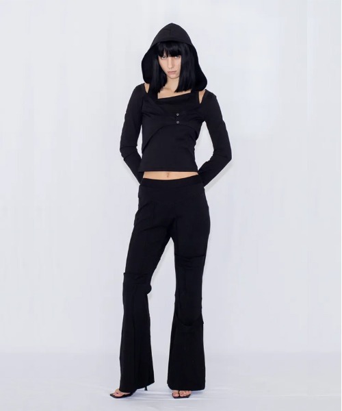 VIAVANDA（ヴィアヴァンダ）の「2WAY LAYERED TOP（その他トップス・レディース・グレー/ブラック・FREE）」の20枚目の写真