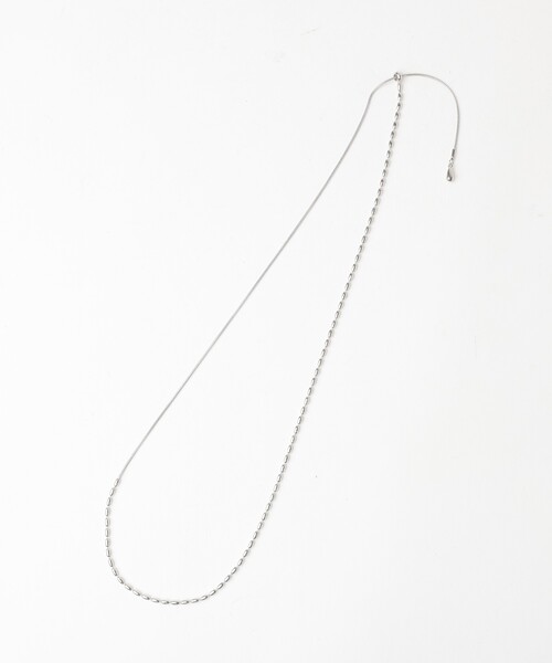 qualite（カリテ）の「オーバルチェーンラリエット（ネックレス・レディース・ゴールド/シルバー・フリー）」の2枚目の写真
