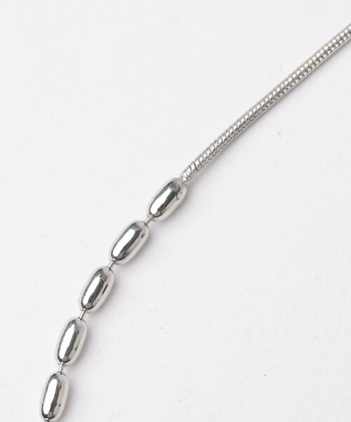 qualite（カリテ）の「オーバルチェーンラリエット（ネックレス・レディース・ゴールド/シルバー・フリー）」の5枚目の写真