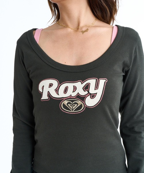 ROXY(ロキシー)の「ROXY ウィメンズ BREAK MY SOUL ロンT 長袖Tシャツ・キャミソールセット 【2026年春夏モデル】/ロキシー2点セット(Tシャツ/カットソー・レディース・ブラック/ホワイト/ブラウン・LARGE/MEDIUM)」の8枚目の写真