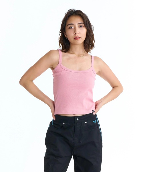 ROXY(ロキシー)の「ROXY ウィメンズ BREAK MY SOUL ロンT 長袖Tシャツ・キャミソールセット 【2026年春夏モデル】/ロキシー2点セット(Tシャツ/カットソー・レディース・ブラック/ホワイト/ブラウン・LARGE/MEDIUM)」の9枚目の写真
