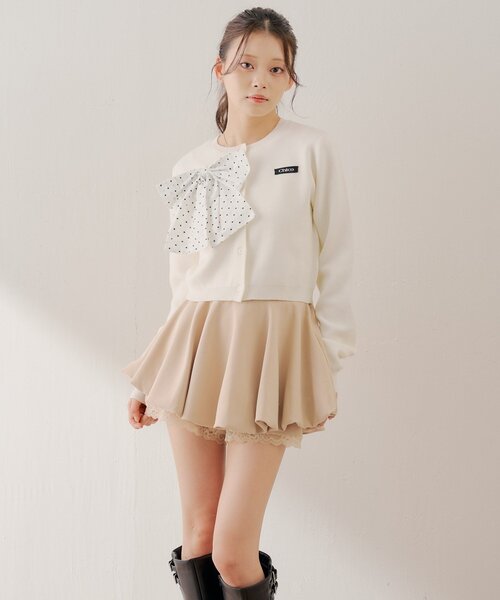 Chico（チコ）の「レイヤードバルーンミニスカート（スカート・レディース・ブラック/ベージュ/アイボリー・FREE）」の14枚目の写真