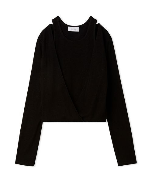 emmi(エミ)の「レイヤードライクカットソー/接触冷感(Tシャツ/カットソー・レディース・ブラック/その他・F)」の18枚目の写真