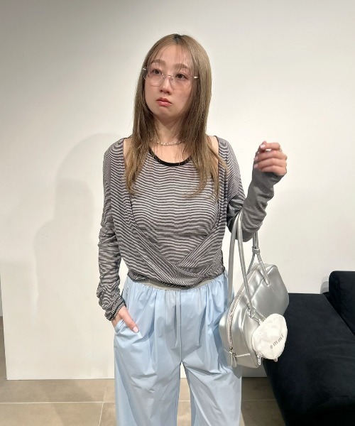 emmi(エミ)の「レイヤードライクカットソー/接触冷感(Tシャツ/カットソー・レディース・ブラック/その他・F)」の21枚目の写真