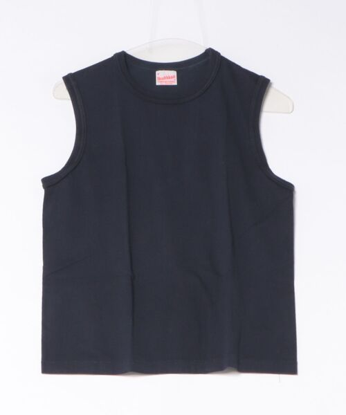 Healthknit(ヘルスニット)の「【Healthknit】26SS TOMPKINS Jersey Sleeveless 216(タンクトップ・レディース・ブラック/ヘザーグレー/ホワイト/ネイビー・FREE)」の4枚目の写真