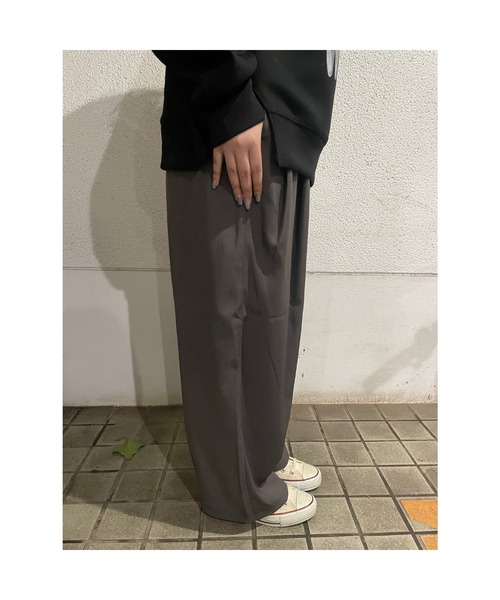 WORLD WIDE LOVE!（ワールドワイドラブ）の「デッドスマイルカーヴィーパンツ（その他パンツ・レディース・スミクロ/ブラック・1）」の17枚目の写真