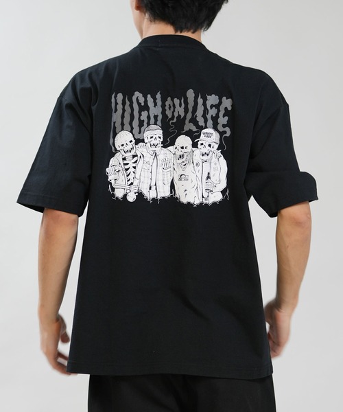 LURKING CLASS(ラーキングクラス)の「【ムラサキスポーツ限定】LURKING CLASS/ラーキングクラス 半袖 Tシャツ バックプリント ST26STM04(Tシャツ/カットソー・メンズ・ブラック/ホワイト・XL/L/M)」の2枚目の写真