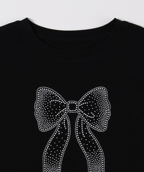 PHILLY(フィリー)の「リボンスタッズT(Tシャツ/カットソー・レディース・ブラック/ホワイト・FREE)」の14枚目の写真