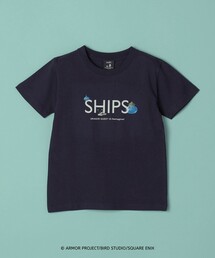 SHIPS | DQVIIR × SHIPS:100～140cm モンスターコラボ ロゴ Tシャツ〈KIDS〉(Tシャツ/カットソー)
