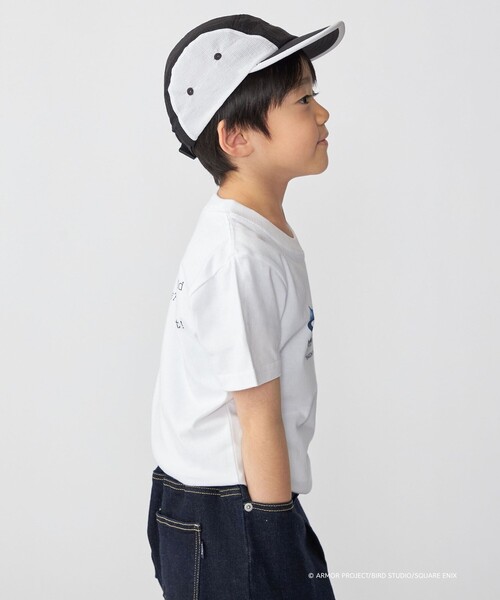 SHIPS（シップス）の「DQVIIR × SHIPS:100～140cm モンスターコラボ ロゴ Tシャツ〈KIDS〉（Tシャツ/カットソー・キッズ・ホワイト/ネイビー・110/100/130/120/140）」の5枚目の写真