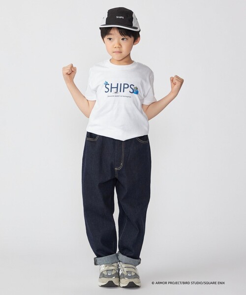 SHIPS（シップス）の「DQVIIR × SHIPS:100～140cm モンスターコラボ ロゴ Tシャツ〈KIDS〉（Tシャツ/カットソー・キッズ・ホワイト/ネイビー・110/100/130/120/140）」の7枚目の写真