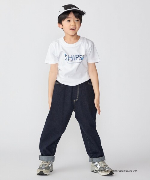 SHIPS（シップス）の「DQVIIR × SHIPS:100～140cm モンスターコラボ ロゴ Tシャツ〈KIDS〉（Tシャツ/カットソー・キッズ・ホワイト/ネイビー・110/100/130/120/140）」の9枚目の写真
