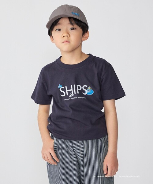 SHIPS（シップス）の「DQVIIR × SHIPS:100～140cm モンスターコラボ ロゴ Tシャツ〈KIDS〉（Tシャツ/カットソー・キッズ・ホワイト/ネイビー・110/100/130/120/140）」の12枚目の写真
