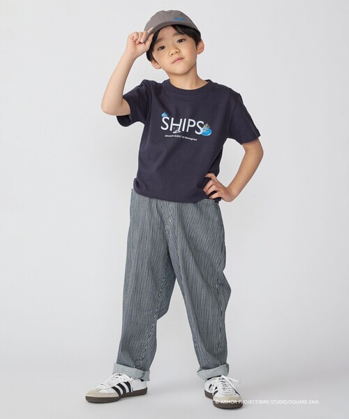 SHIPS（シップス）の「DQVIIR × SHIPS:100～140cm モンスターコラボ ロゴ Tシャツ〈KIDS〉（Tシャツ/カットソー・キッズ・ホワイト/ネイビー・110/100/130/120/140）」の16枚目の写真